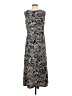 Travelsmith Paisley Silver Casual Dress Size S - photo 2