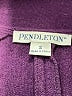 Pendleton 100% Lambswool Purple Wool Blazer Size S - photo 6