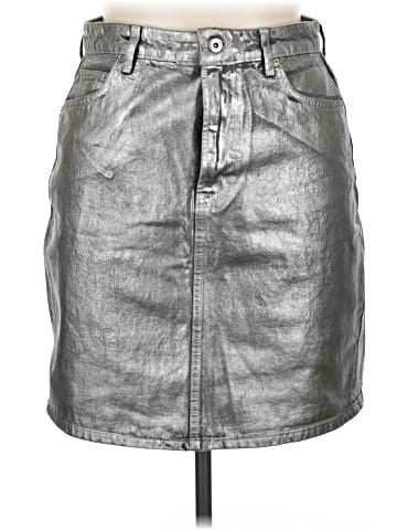 Pilcro and the Letterpress Faux Leather Skirt (view 1)