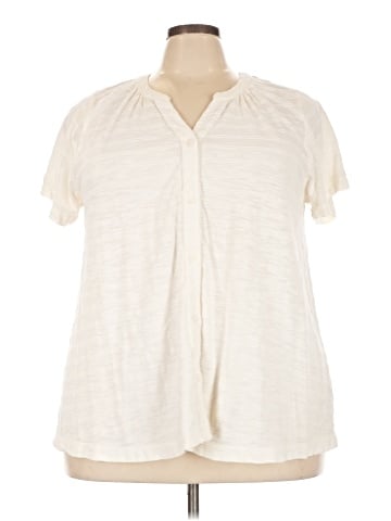 Lane Bryant Short Sleeve Blouse (view 1)