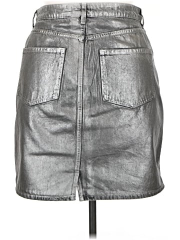 Pilcro and the Letterpress Faux Leather Skirt (view 2)