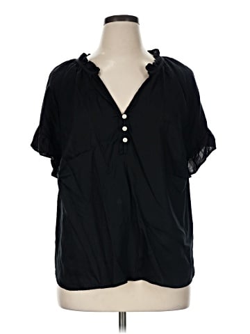 Lands' End Short Sleeve Blouse (view 1)