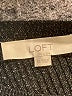 Ann Taylor LOFT Metallic Black Turtleneck Sweater Size XS - photo 7