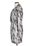 Hazel Print Silver Cocktail Dress Size L - photo 5