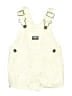 OshKosh B'gosh Yellow Overall Shorts 0-3 MO / 3 MO - photo 1