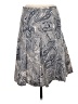 Talbots Paisley White Blue Casual Skirt Size 8 - photo 2