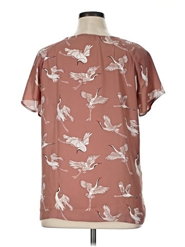 Ann Taylor LOFT Outlet Short Sleeve Blouse (view 2)