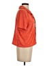 Marine Layer Color Block Orange Short Sleeve Blouse Size S - photo 4