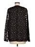 Kasper 100% Polyester Black Long Sleeve Blouse Size M - photo 2