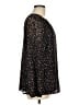 Kasper 100% Polyester Black Long Sleeve Blouse Size M - photo 4