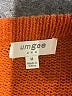 Umgee Orange Pullover Sweater Size M - photo 7