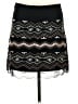 Harper 100% Polyester Graphic Black Casual Skirt Size M - photo 1