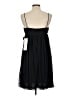 Connected Apparel 100% Polyester Solid Black Cocktail Dress Size 12 - photo 2