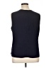 St. John Blue Black Sleeveless Blouse Size XL - photo 2