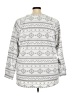 Danskin Now 100% Polyester Print Gray Pullover Sweater Size 4X - photo 2