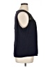 St. John Blue Black Sleeveless Blouse Size XL - photo 4