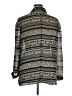 Perceptions 100% Polyester Paisley Gray Long Sleeve Blouse Size 16 - photo 2