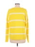 Uniqlo 100% Cotton Stripes Yellow Pullover Sweater Size M - photo 2