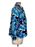 Avon 100% Rayon Floral Blue 3/4 Sleeve Blouse Size L - photo 4