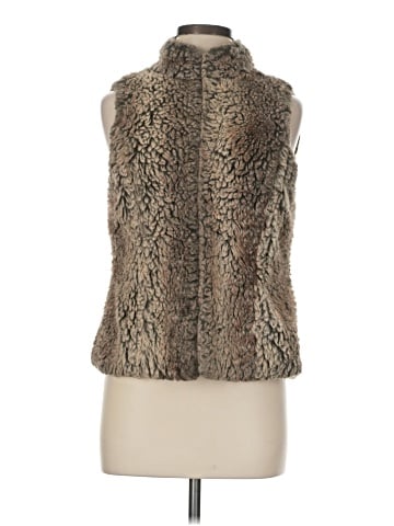 Vintage Havana Faux Fur Vest (view 1)