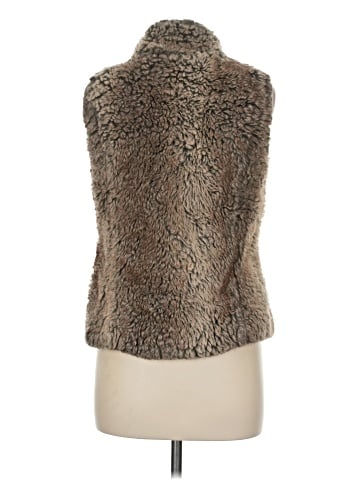 Vintage Havana Faux Fur Vest (view 2)