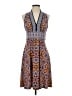 Wisp Paisley Gray Casual Dress Size 4 - photo 1