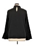 Halogen 100% Polyester Black Long Sleeve Blouse Size XL - photo 2