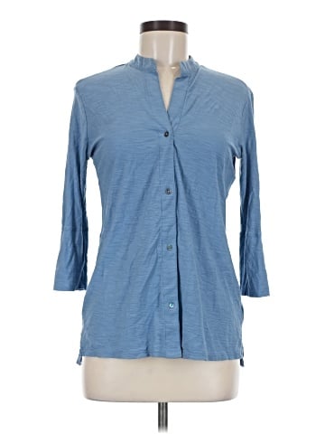 James Perse 3/4 Sleeve Button-Down Shirt (view 1)
