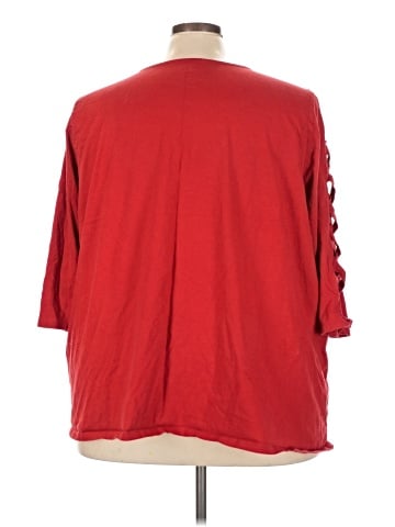 Roaman's 3/4 Sleeve Top (view 2)