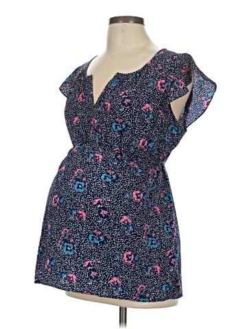 Motherhood Short Sleeve Blouse (view 1)