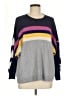 Lovesick Color Block Gray Pullover Sweater Size Med Plus (00) - photo 1