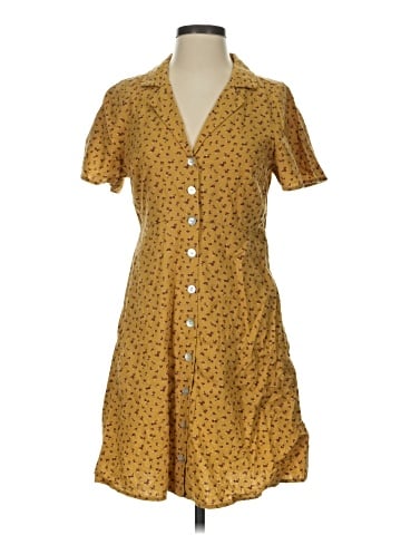 Madewell Kacie Mini Shirtdress in Bitsy Bouquet (view 1)