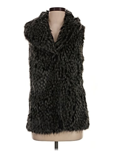 White House Black Market Faux Fur Vest (view 1)