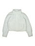 Athleta Girl 100% Polyester Solid Gray Track Jacket Size 8 - 10 - photo 1