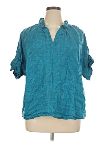Finley Short Sleeve Blouse (view 1)