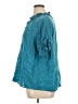 Finley Teal Short Sleeve Blouse Size XL - photo 5