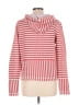 J.Crew Factory Store 100% Cotton Stripes White Red Pullover Sweater Size L - photo 2