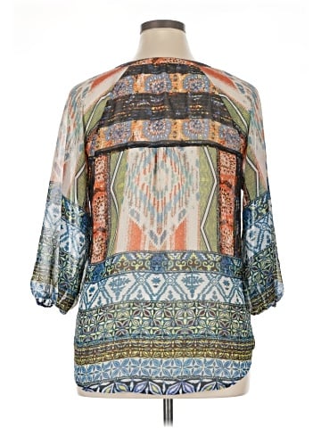 Figueroa & Flower 3/4 Sleeve Blouse (view 2)