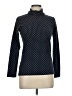 Columbia 100% Polyester Polka Dots Blue Long Sleeve Turtleneck Size L - photo 1