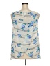 Torrid 100% Polyester Ivory Sleeveless Blouse Size 3X Plus (3) - photo 2