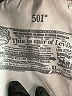 Levi's Hearts Gray Denim Shorts Size 24 waist - photo 3
