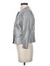 Vince Camuto 100% Linen Metallic Silver Jacket Size 2 - photo 5