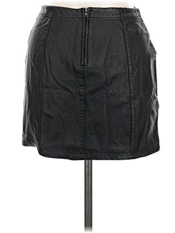Forever 21 Faux Leather Skirt (view 2)