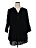 Torrid Black 3/4 Sleeve Blouse Size 1X Plus (1) - photo 1