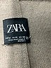 Zara 100% Polyester Gray Coat Size M - photo 6
