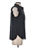 Ann Taylor LOFT 100% Polyester Black Sleeveless Blouse Size S - photo 4