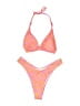 Unbranded Print Pink Two Piece Swimsuit Size L - photo 1