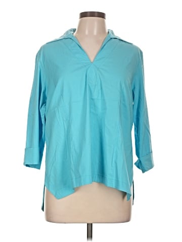 Finley 3/4 Sleeve Blouse (view 1)