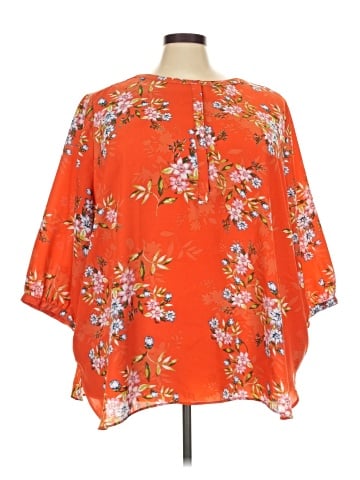 Woman Within 3/4 Sleeve Blouse (view 1)