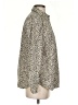 Talbots Animal Print Tan Long Sleeve Blouse Size S - photo 4